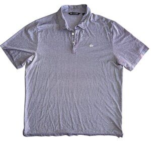 Travis Mathew Mens Golf Polo Purple Size XL